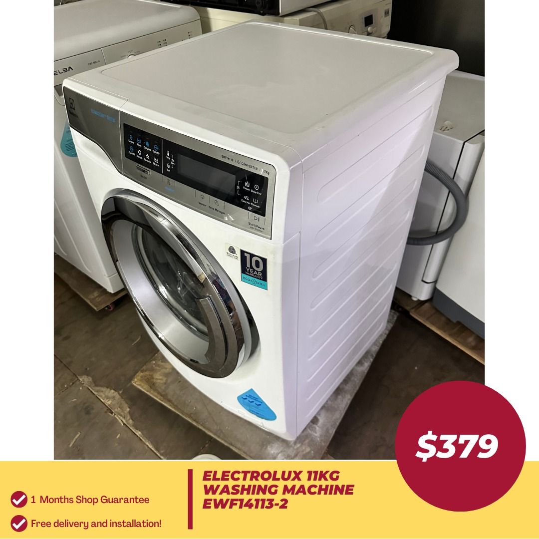 ELECTROLUX 11KG FrontLoader Washing Machine EWF141132, TV & Home