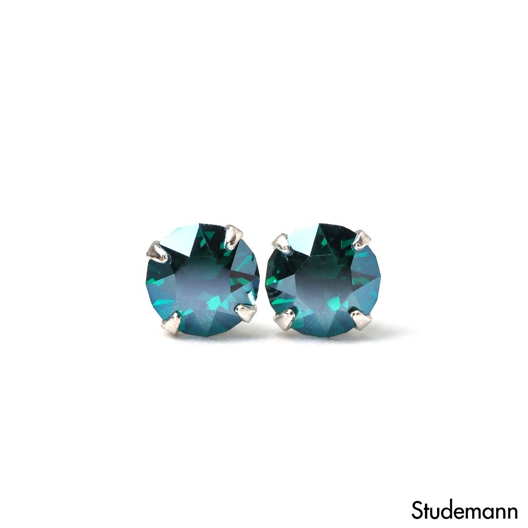 Mens green earrings on sale
