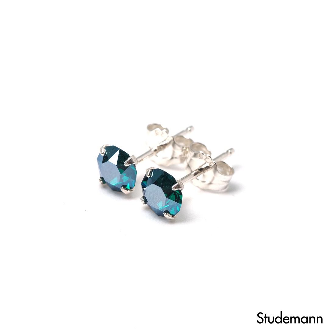 Mens discount emerald earrings