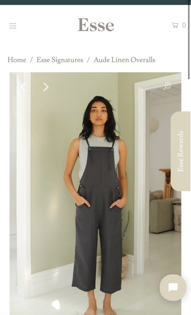 Esse the label Aude linen overalls (Category: Dresses) located in Singapore. Submitted by selling10 (Listing ID 1200947351, Image 1). Description: Worn twice but good as new Our second nature Love bonito .