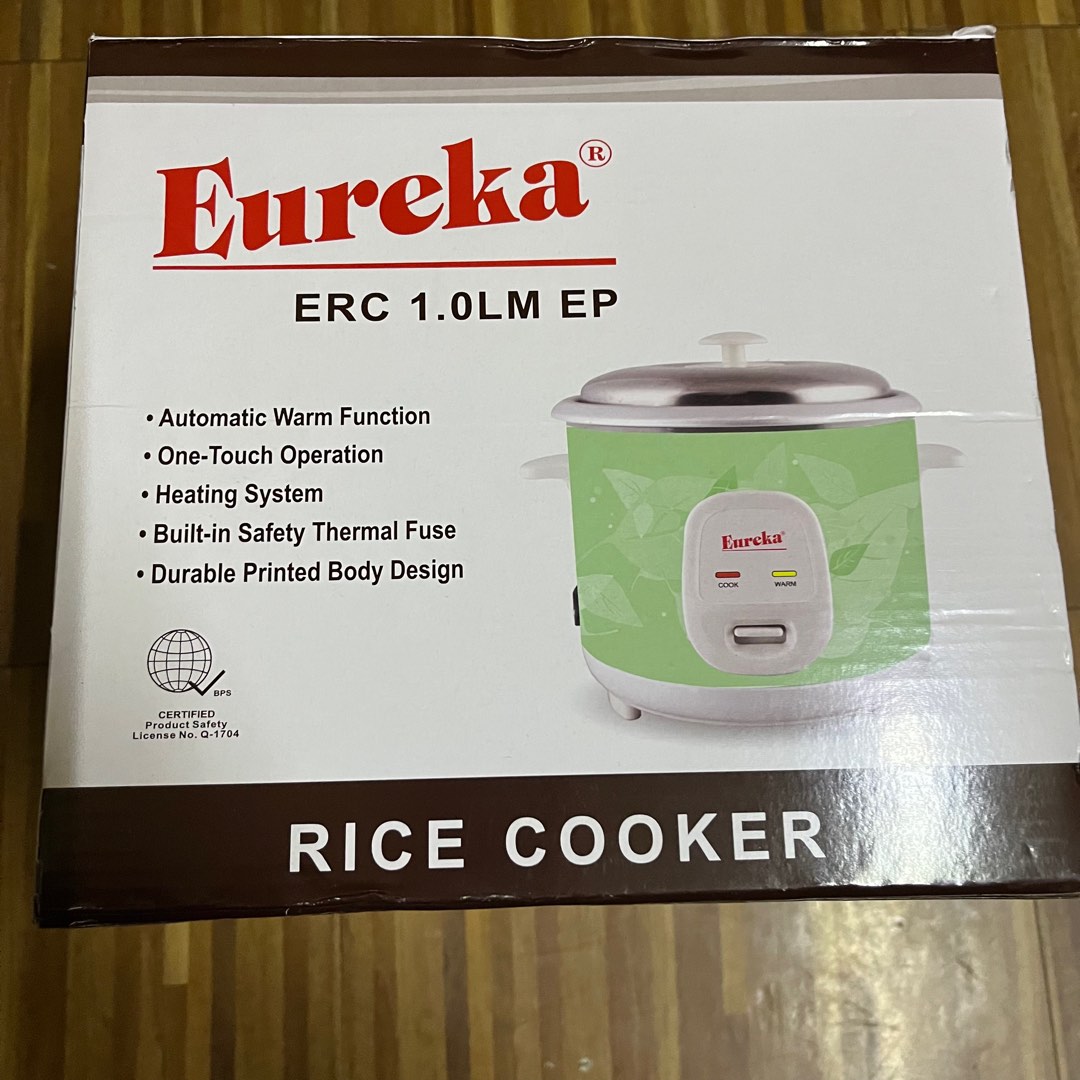Eureka Rice Cooker 1.0L, TV & Home Appliances, Kitchen Appliances