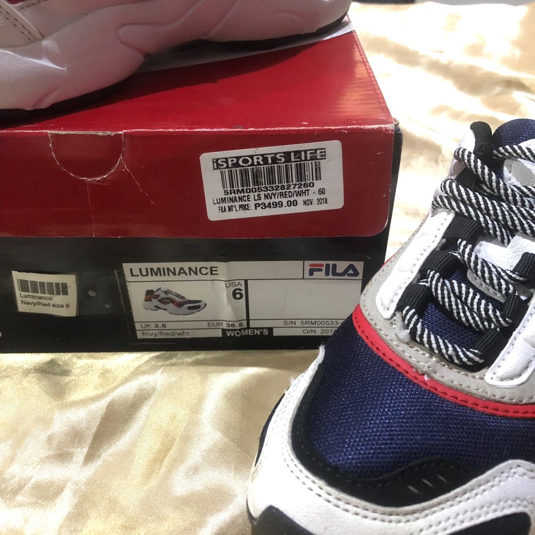 FILA LUMINANCE CHUNKY SHOES Men s Fashion Footwear Sneakers on