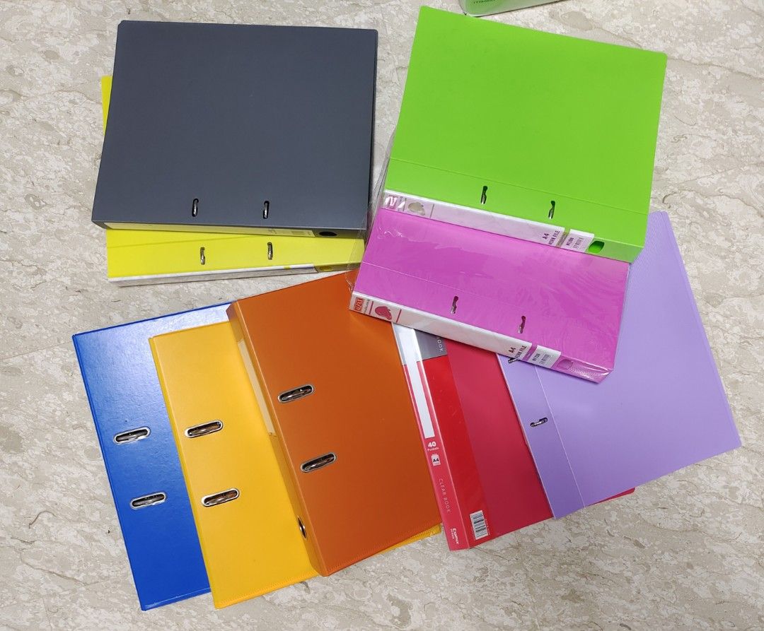 FOC Ring files / Pocket file, Hobbies & Toys, Stationery & Craft