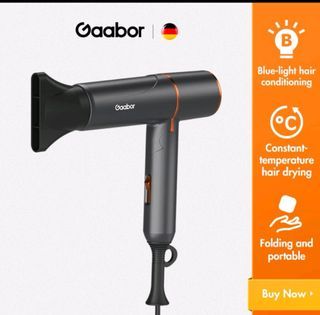 Gaabor Magic Light Quick-Drying Hair Dryer, 4 Modes, Portable Hair Blower