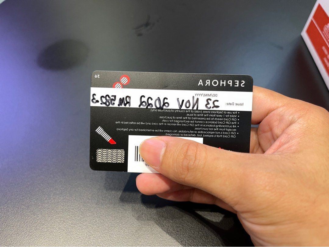 Gift Card Sephora Worth RM582.30, Beauty & Personal Care ...