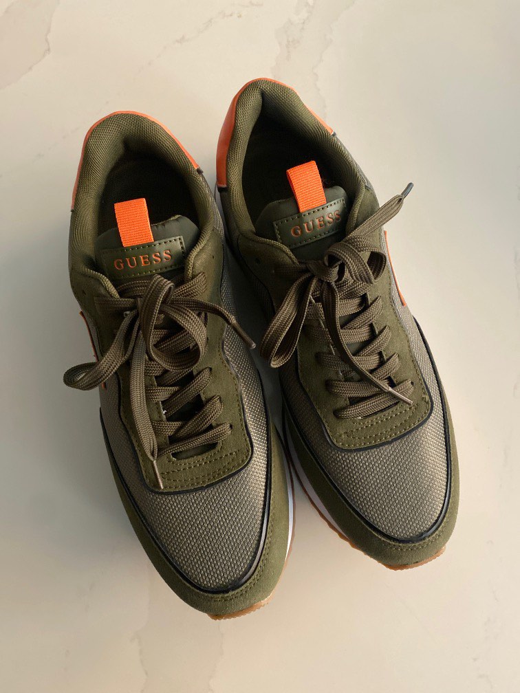 guess brown sneakers