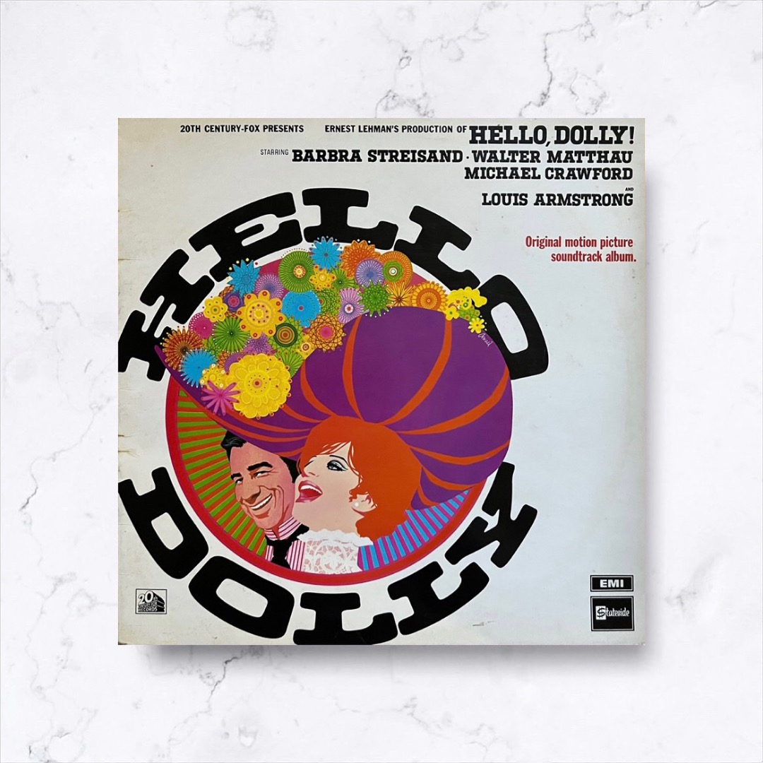 Hello, Dolly! Original Motion Picture Soundtrack Vinyl LP Plaka Broadway Barbra Streisand