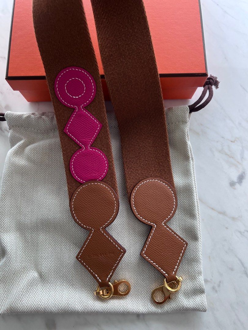 Hermes Attelage bag straps, Luxury, Bags & Wallets on Carousell