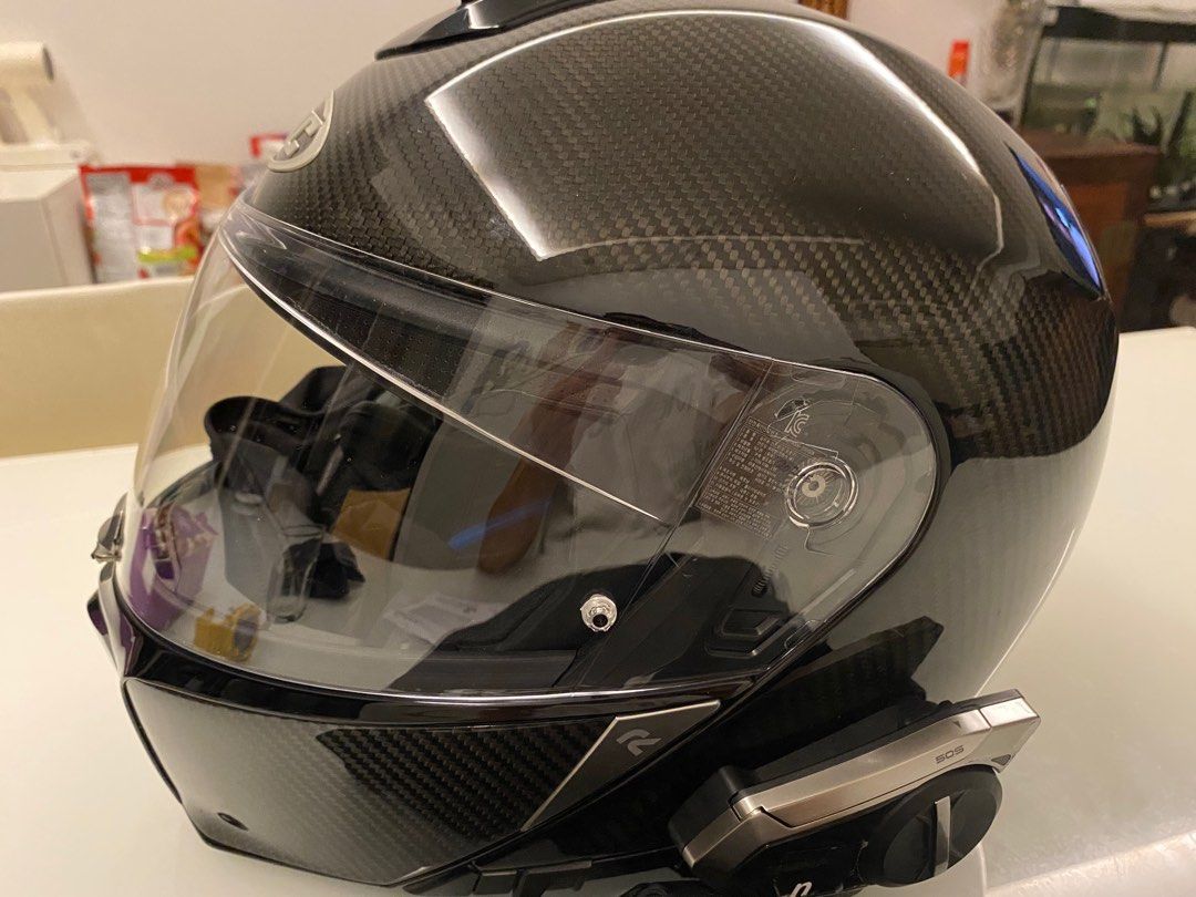 HJC carbon with sena 50s Motorcycles Motorcycle Accessories