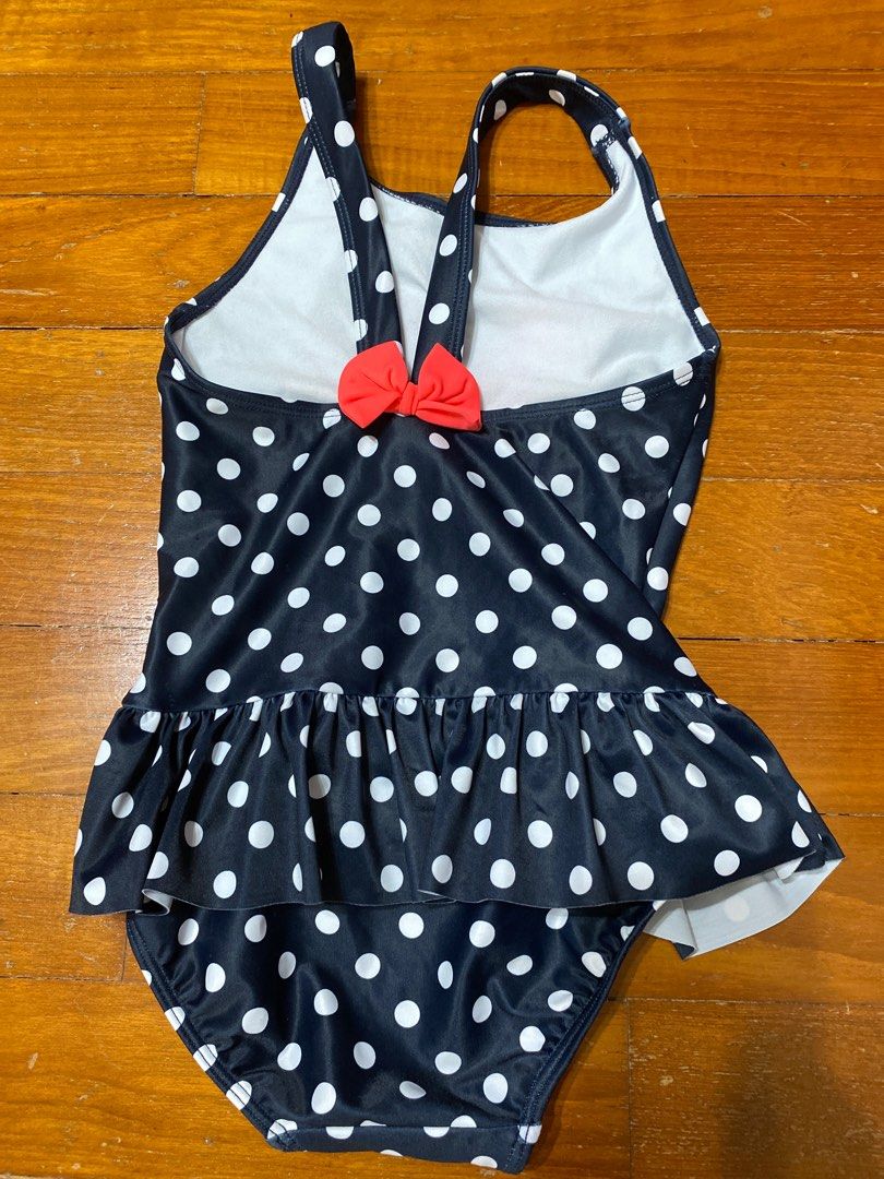H&M Black Minnie Mouse Swimsuit (6-8yo), Babies & Kids, Babies & Kids ...