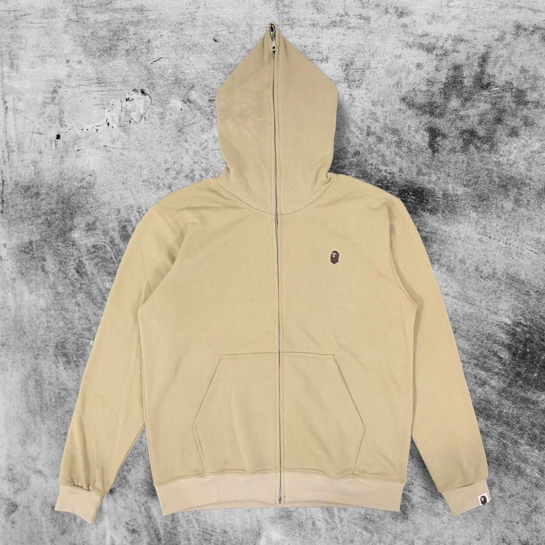 Cream bape hoodie sale