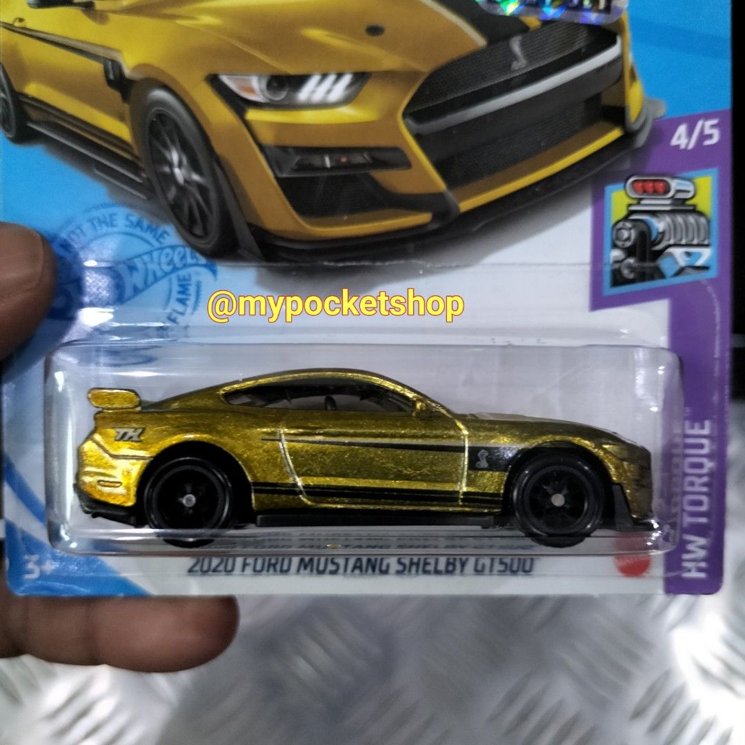 Hot Wheels 2020 FORD MUSTANG SHELBY GT500 STH - Spectraflame Yellow