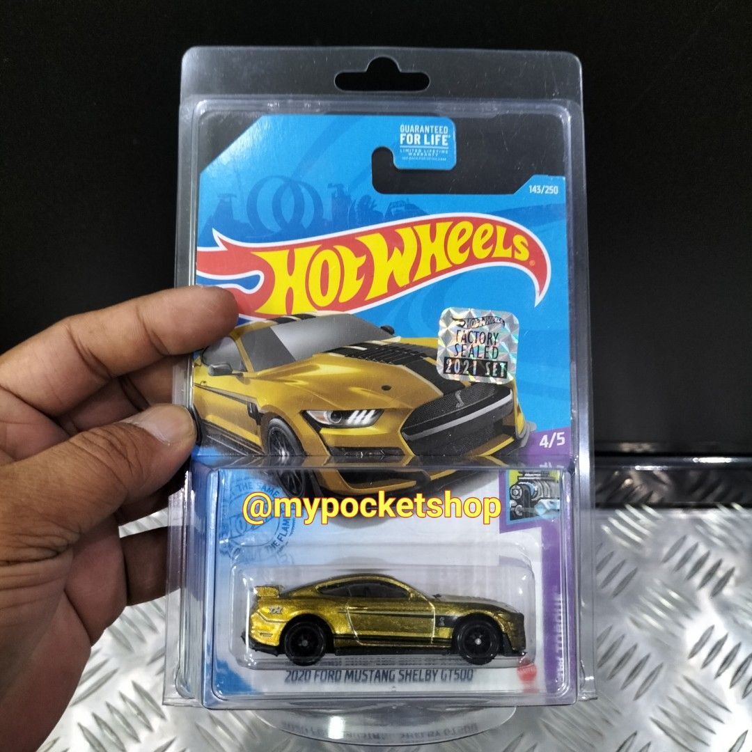 Hot Wheels 2020 FORD MUSTANG SHELBY GT500 STH - Spectraflame Yellow