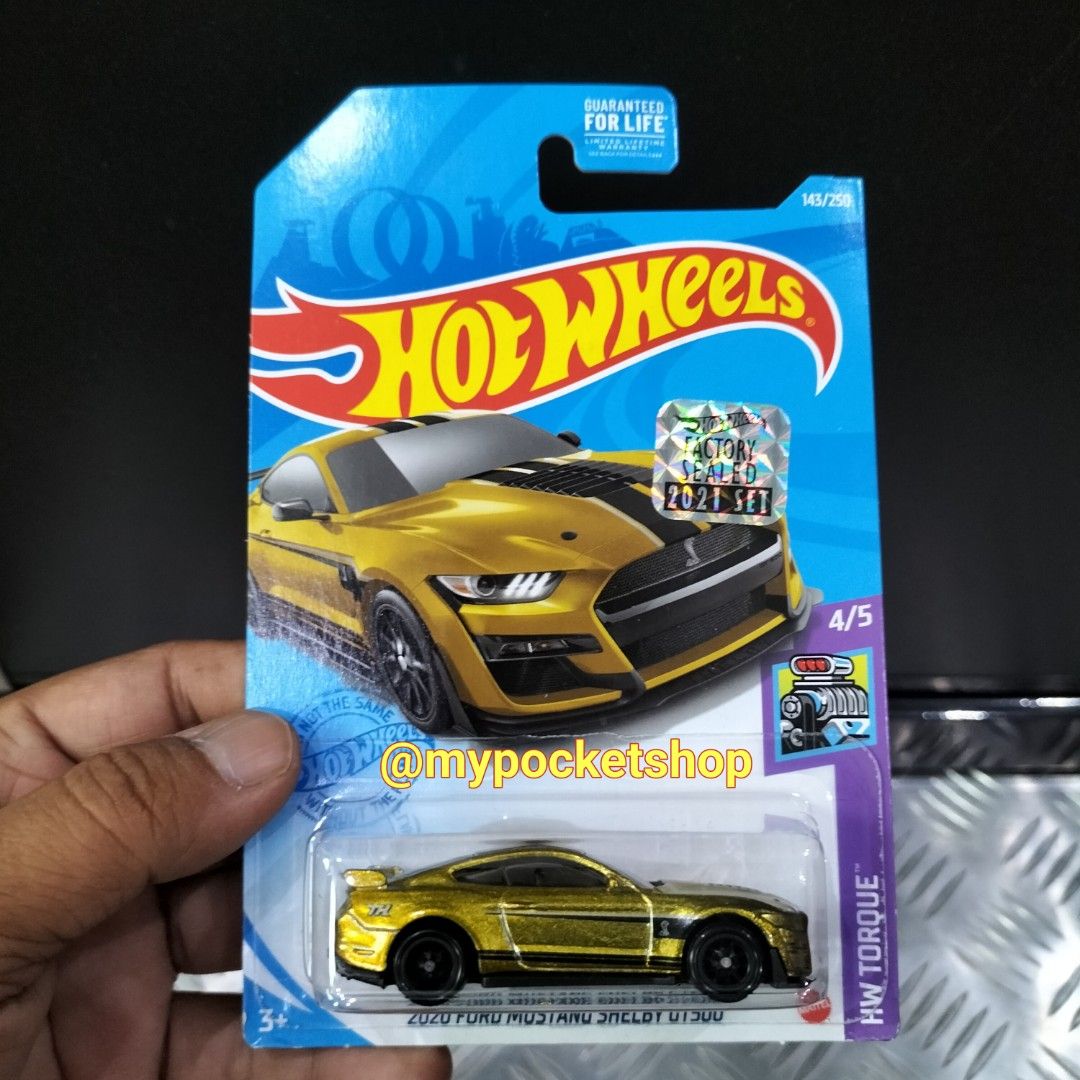 Hot Wheels 2020 FORD MUSTANG SHELBY GT500 STH - Spectraflame Yellow