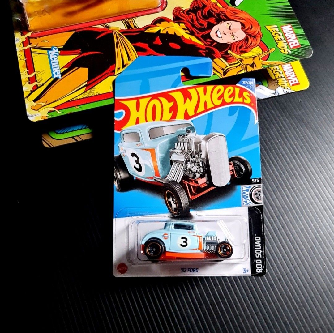 Hot Wheels Gulf '32 Ford Hotwheels Rod Squad 2022, Hobbies Toys