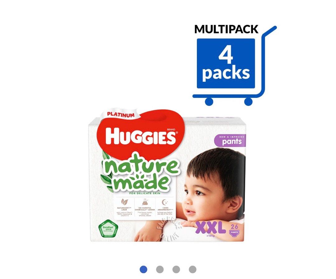 Huggies Diapers (26 pants each pack), Babies & Kids, Bathing & Changing