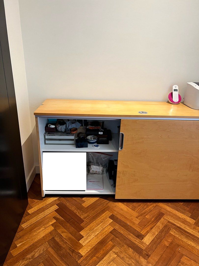 IKEA Galant with sliding doors and lock, Furniture & Home
