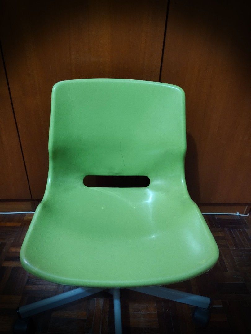 IKEA Green Roller Chair, Furniture & Home Living, Furniture, Chairs on
