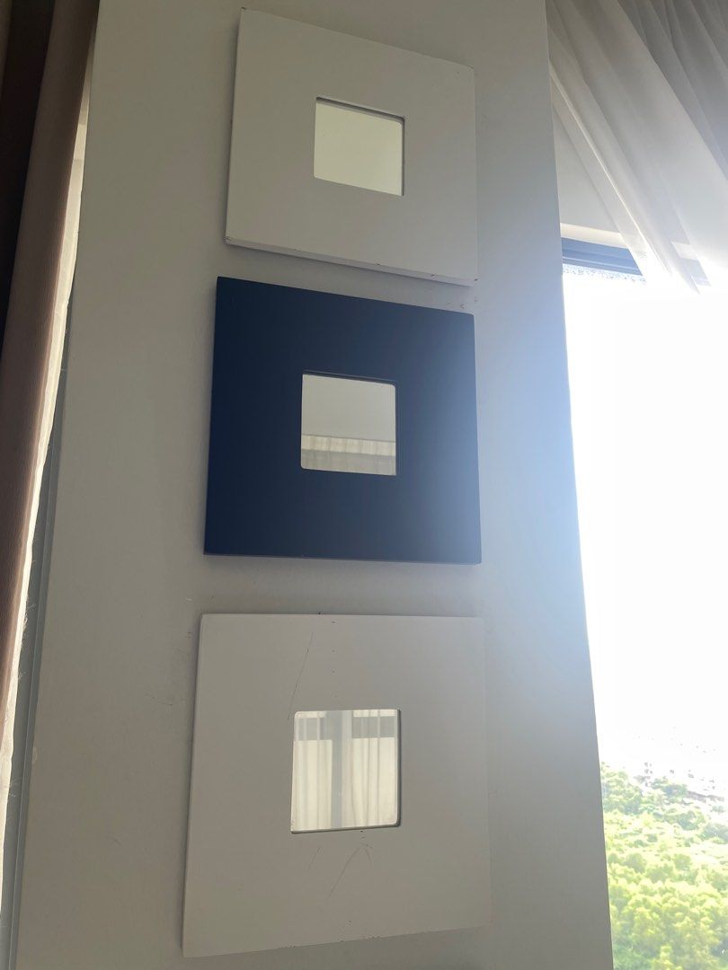IKEA Malma mirror (6 pieces), Furniture & Home Living, Home Decor