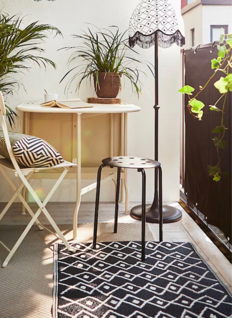 Ikea MARIUS stool with cushion, Furniture & Home Living, Furniture, Chairs on Carousell