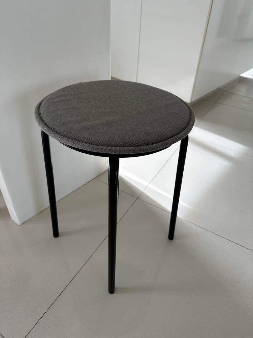 Ikea MARIUS stool with cushion, Furniture & Home Living, Furniture, Chairs on Carousell