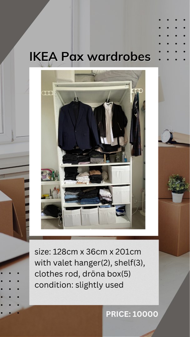 IKEA Pax wardrobe Furniture & Home Living, Furniture