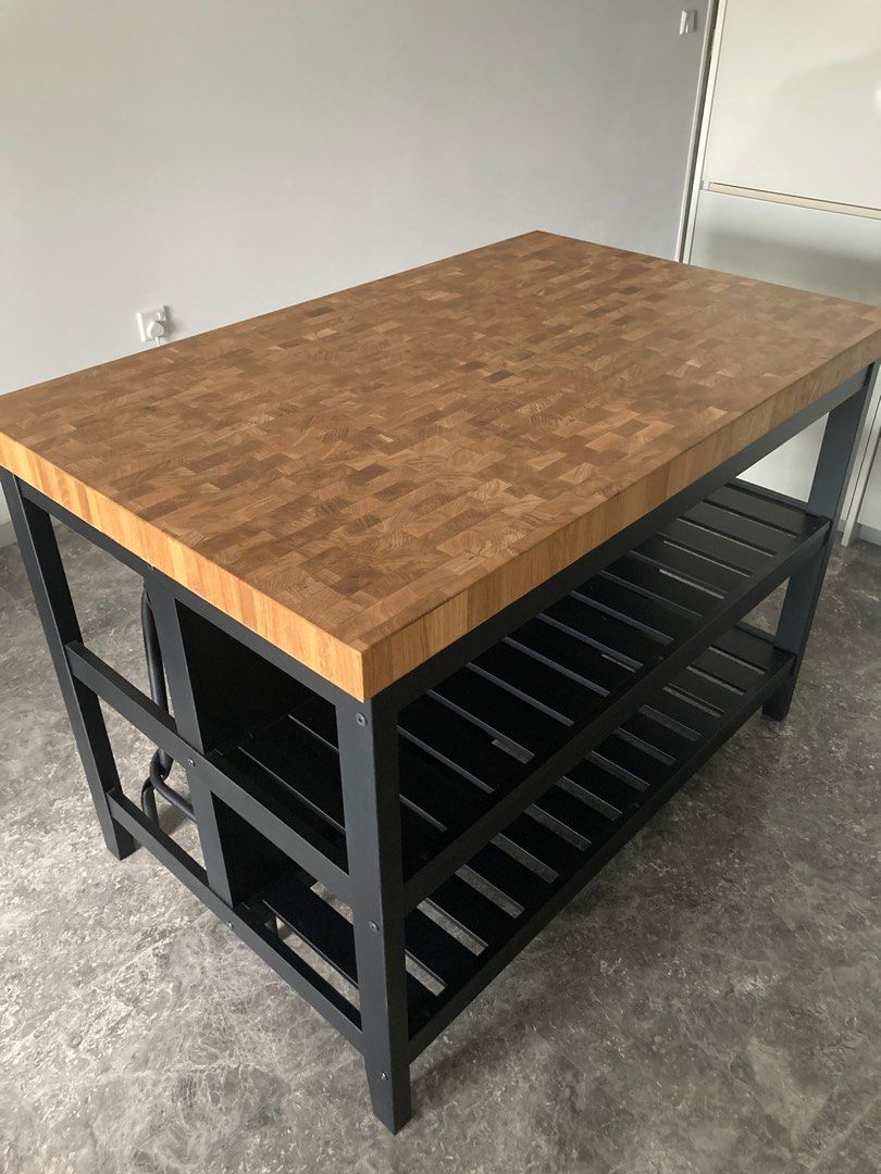 Ikea Vadholma Kitchen Island, Furniture & Home Living, Furniture, Other
