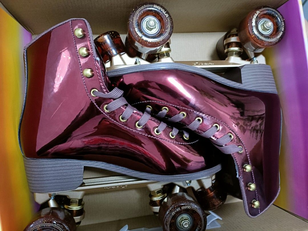 Impala Roller Skates Plum Red, Sports Equipment, Sports & Games, Skates