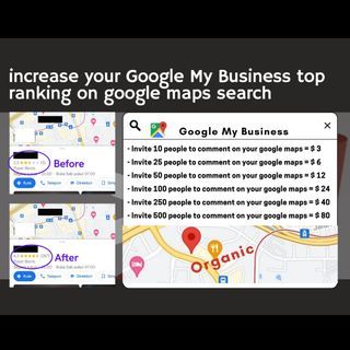 increase your Google My Business top ranking on google maps search