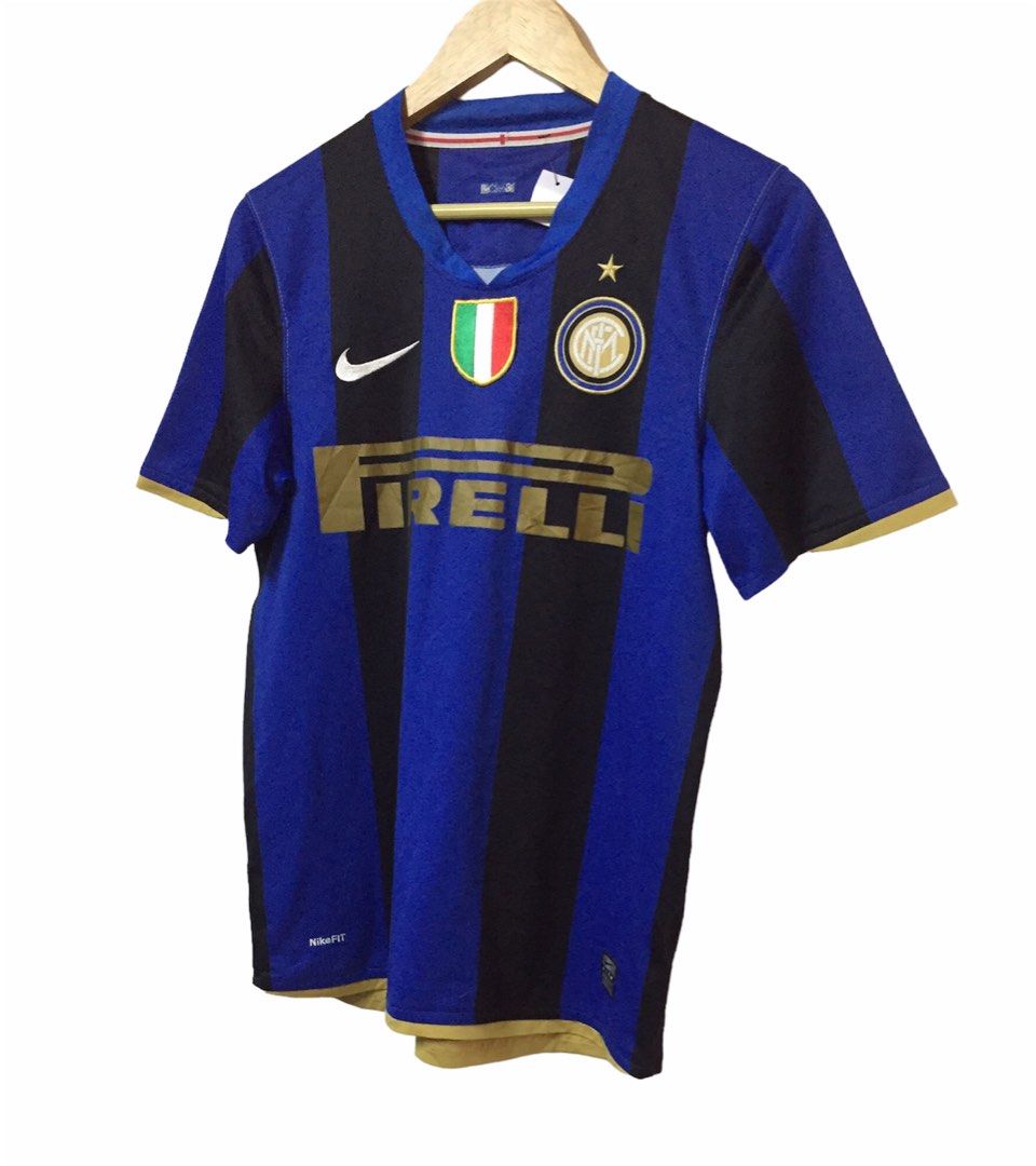 INTER MILAN NIKE PIRELLI HOME FOOTBALL ITALY VINTAGE JERSEY