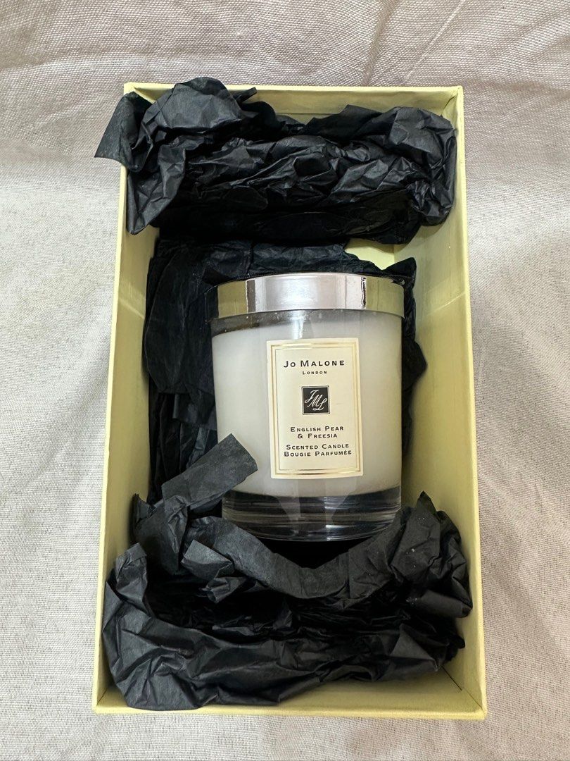 Jo Malone Candle English Pear & Freesia, Furniture & Home Living, Home