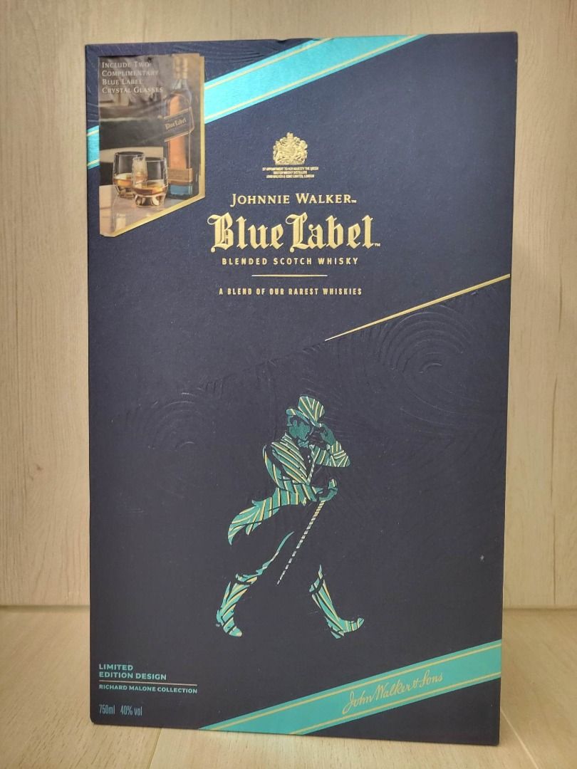 Johnnie Walker Blue Label Richard Malone Edition (750ml), 嘢 ...