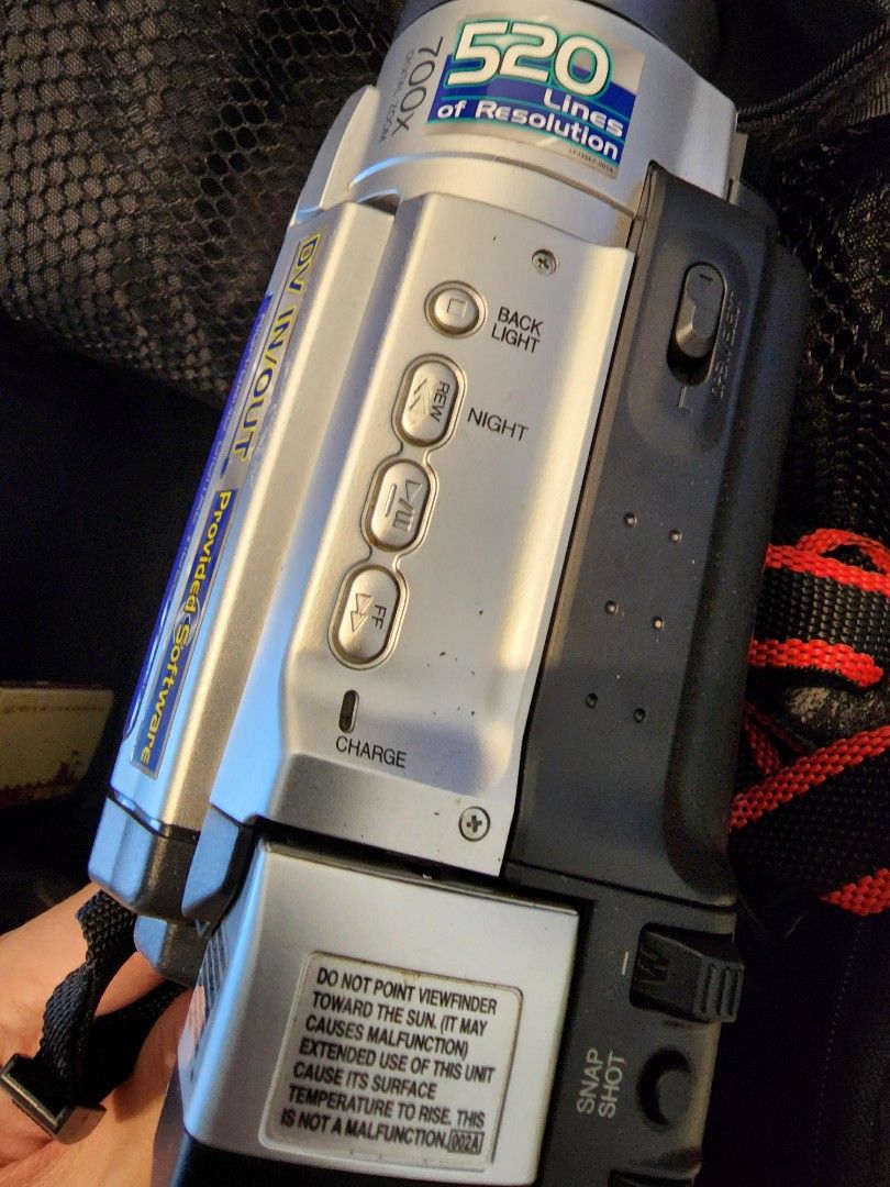 JVC video camera vintage cassette recorder, Photography, Video Cameras on Carousell