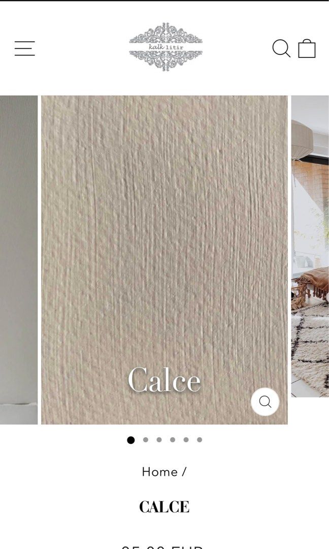 Kalklitir limewash paint (1kg) Calce, Furniture & Home Living, Home