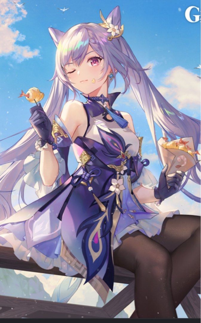 Keqing cosplay genshin impact, Women's Fashion, Dresses & Sets, Sets or