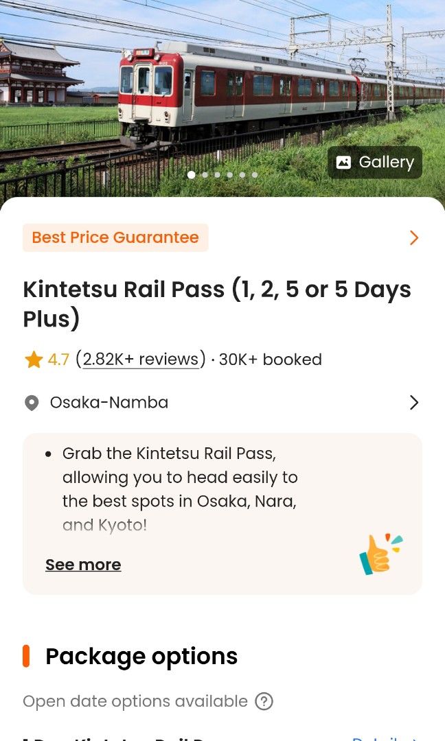 Kintetsu Rail Pass 5 Days PLUS RM145, Tickets & Vouchers, Local