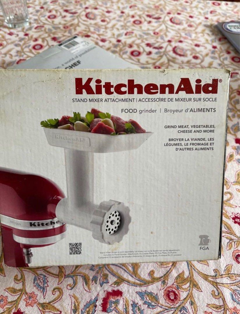 Kitchenaid food grinder attachment, TV & Home Appliances, Kitchen Appliances, Juicers, Blenders