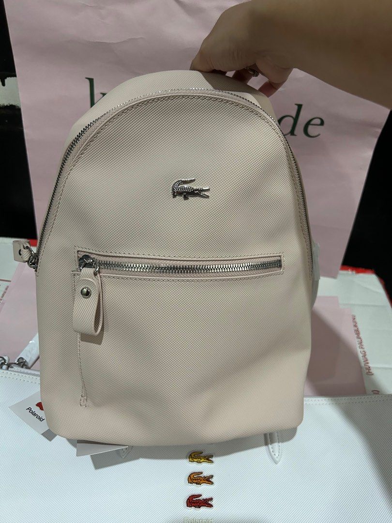 Lacoste sale pink backpack