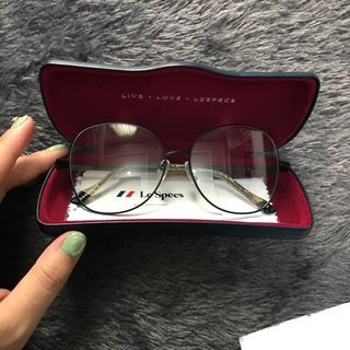 Le specs grand entrance black eye glasses original