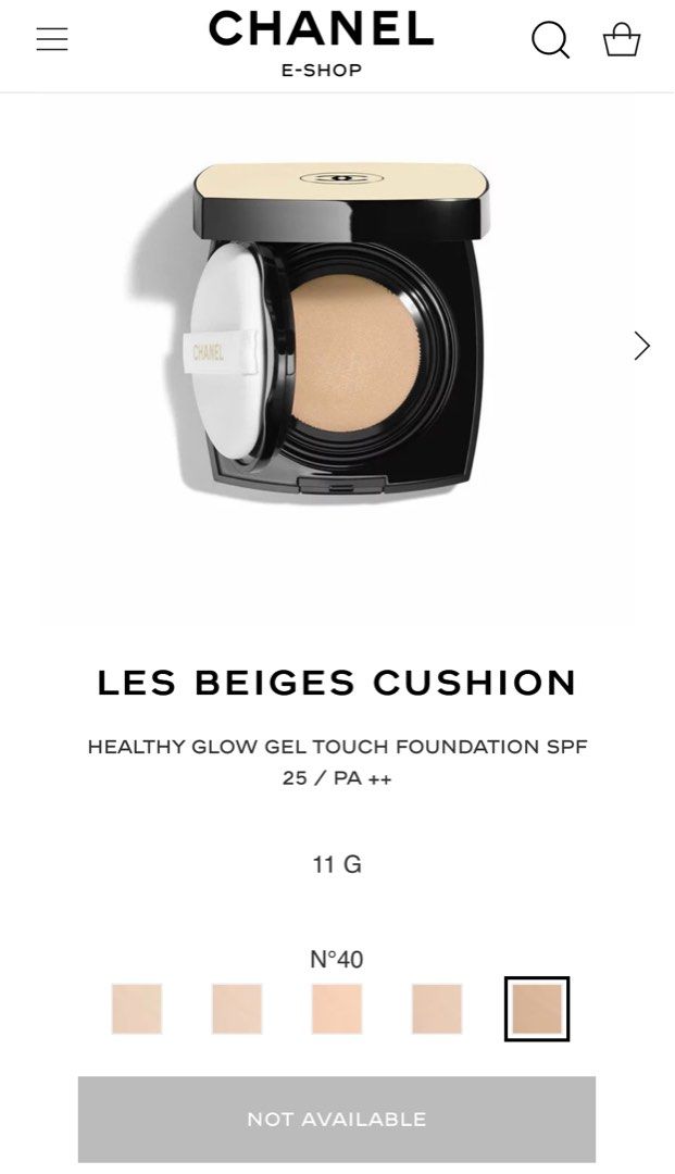 Chanel sales cushion shade
