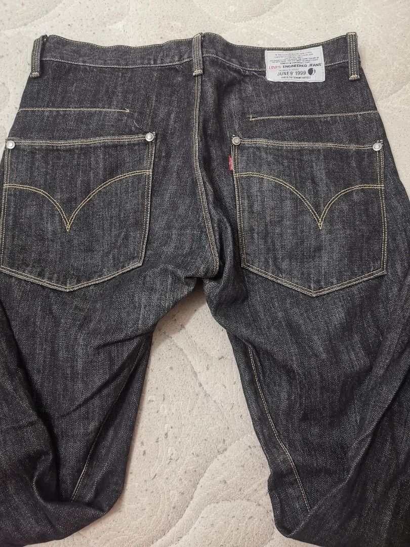 Levis Engineer jeans Japan, Men's Fashion, Bottoms, Jeans on Carousell