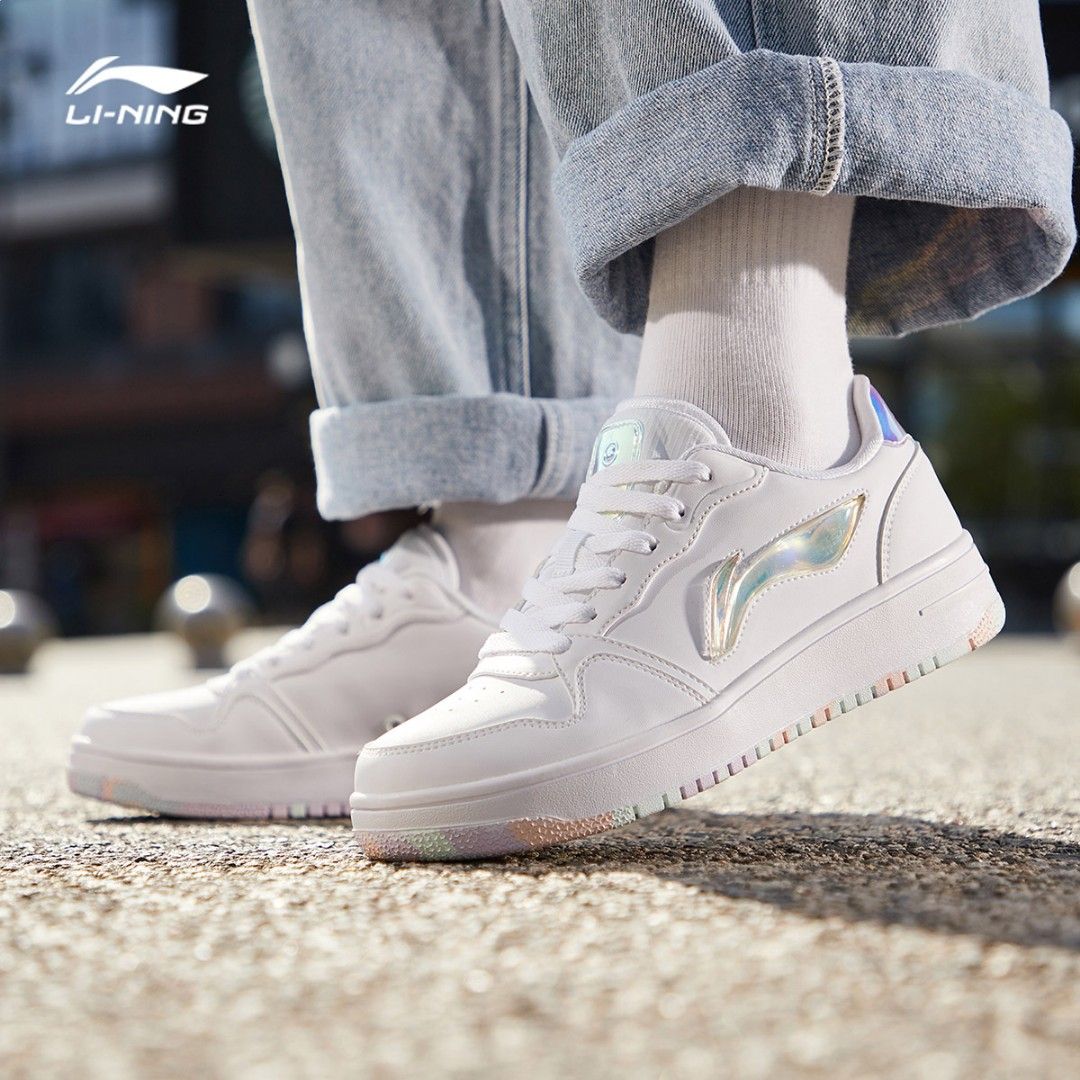FREE DELIVERY LINING PURE WHITE REFLECTION YOUNG GIRLS SHOES SNEAKERS