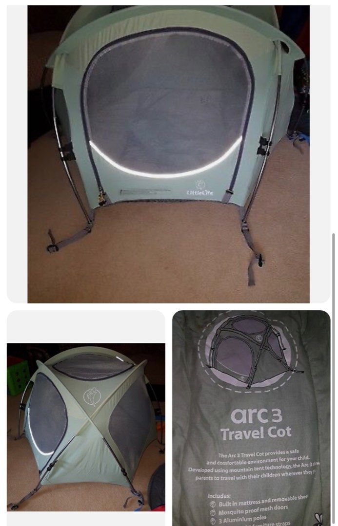 Littlelife baby cot arc 3