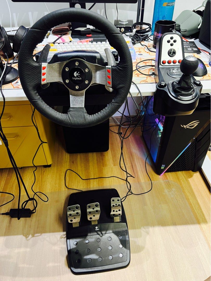 Logitech G27 Racing Wheel Set, Pristine, Working