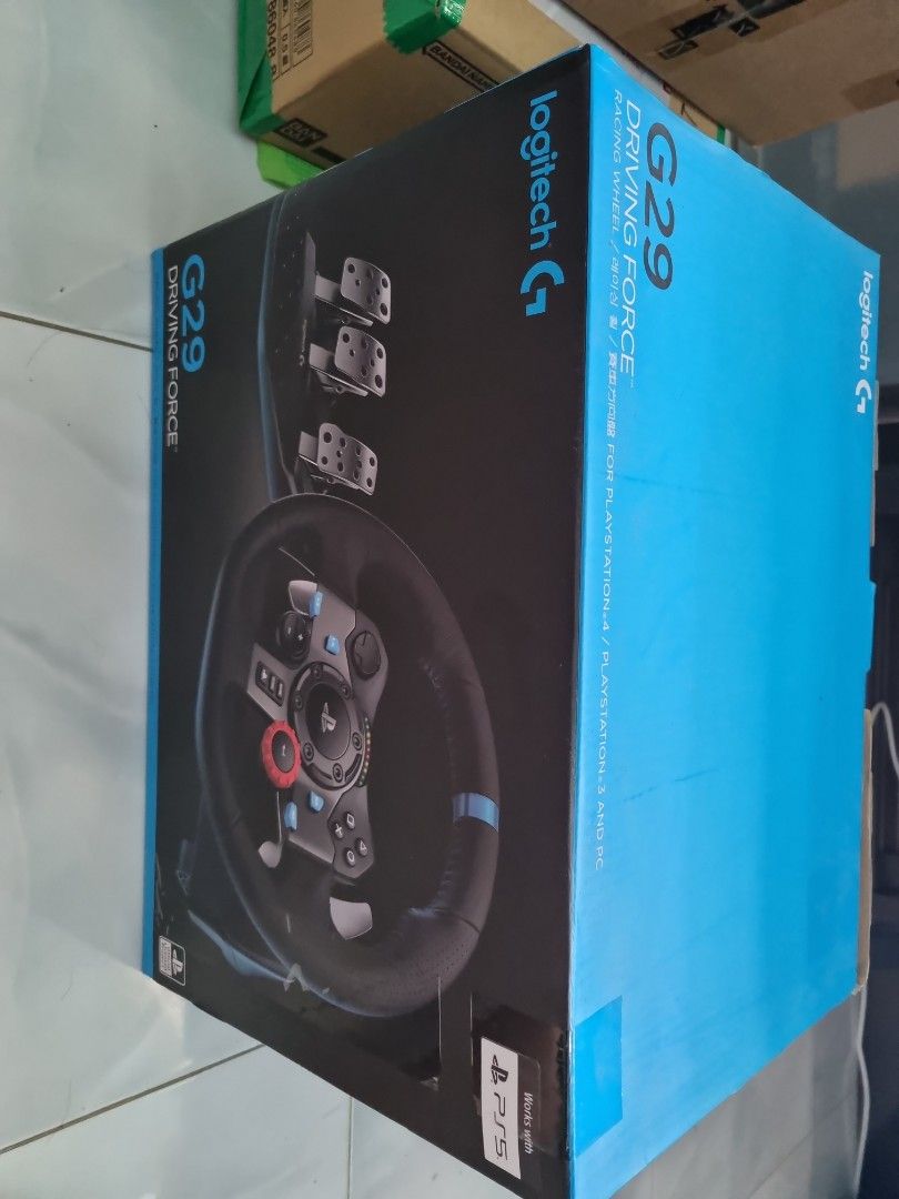 Logitech G29 with shifter and G29 stand, Video Gaming, Gaming