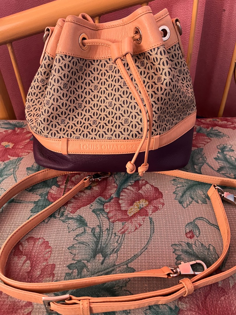 Louis Quatorze Bucket Bag with Sling, Women's Fashion, Bags & Wallets