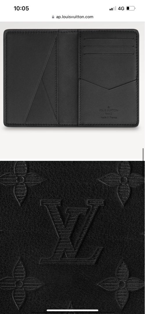 Authentic Louis Vuitton Pocket Organiser/Card Holder (Men's) - Model  N60183, Luxury, Bags & Wallets on Carousell