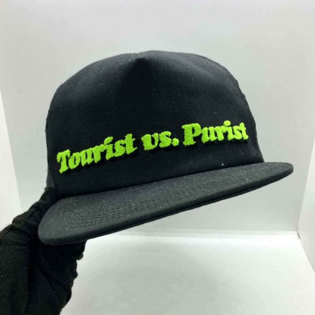 Louis Vuitton Black Monogram 'Tourist vs Purist' Trucker Hat