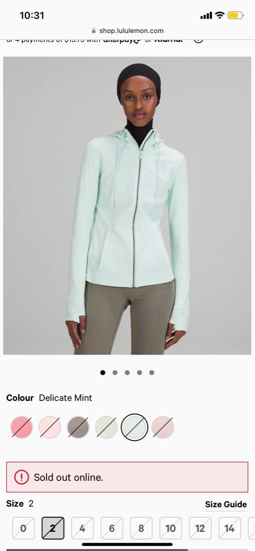 Lululemon Hooded Define Jacket *Nulu delicate mint, Women's Fashion,  Activewear on Carousell
