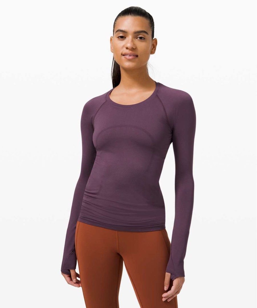 Lululemon swiftly tech long sleeve purple online